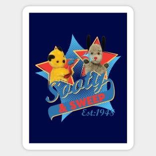 Sooty & Sweep Retro Water Sprayer Sticker